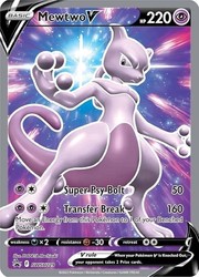Mewtwo V SWSH229 Sword & Shield Black Star Promo Holo