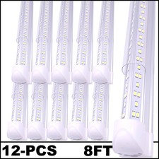 T8 8 FT Led Tube Light Bulbs 144W V-Shaped 8 Foot Led Shop Light Fixture 6500K