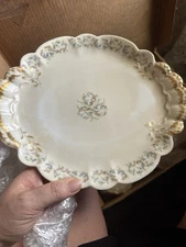 Haviland & Co Limoges France Floral Vintage Salad Plate