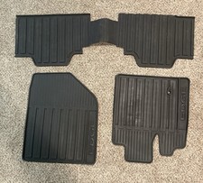 2007-2010 Dodge Edge All Weather Floor Mats Black Runber