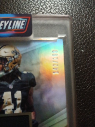 2017 Panini XR Rookie Swatch Autographs Alvin Kamara #RSA-AK /199 (AU, MEM, RC) - Picture 2 of 3