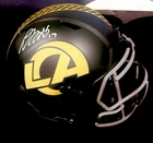 Devante Adams Signed Full Size REPLICA NEW STS 4 Helmet Rams Metabilia