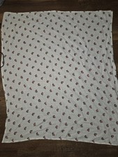 Jellycat London Baby Muslin Swaddle Blanket White Watermelon Cotton