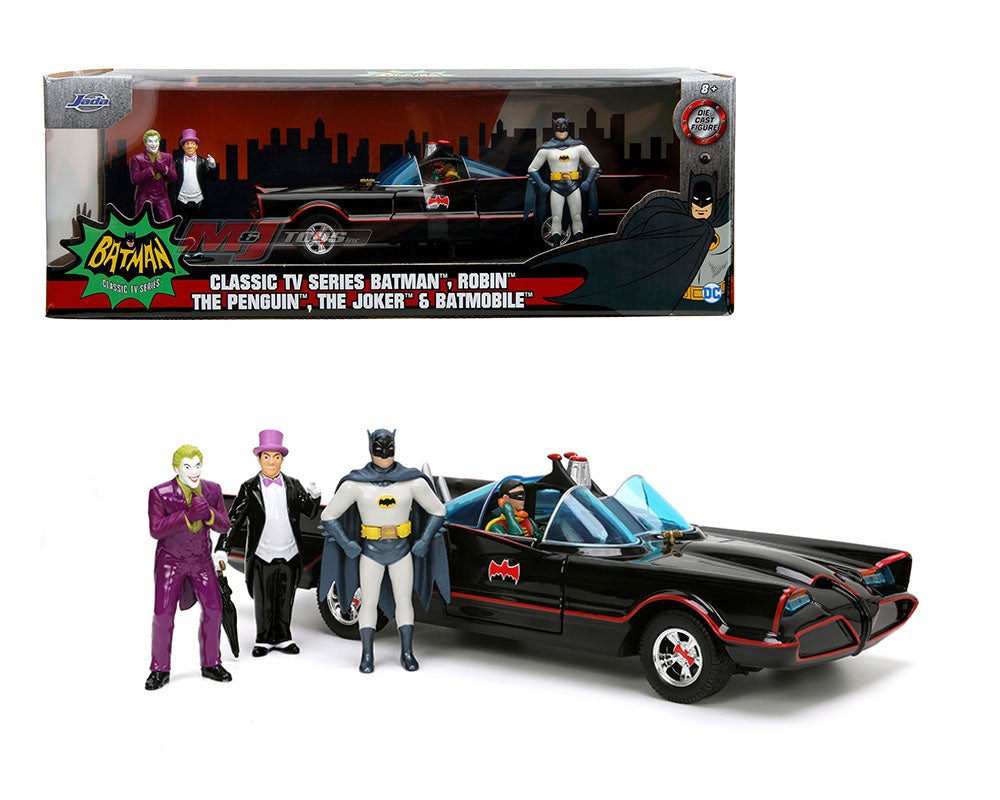 Jada 1:24 1966 Classic TV Series Batmobile With Batman