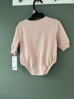 Carters Baby Girl Bunny Bubble Bodysuit Pink Long Sleeve Easter Infant — photo 6
