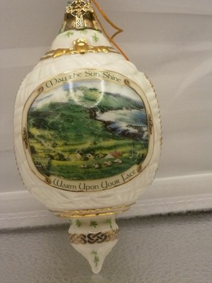 Bradford Editions Irish Blessings Christmas Ornament 1999 May The Sun Shine Warm