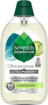 Seventh Generation, Laundry Detergent Ultra Power plus Clean Scent, 23.1 Fl Oz
