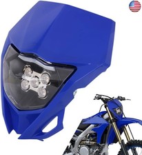 AnXin Dirt Bike Headlight,Motorcycle LED Head Light Universal for YZ125 YZ250