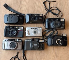 Vintage Mixed Lot Of 8 Film Camera 35mm For Parts.