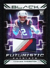 2022 Panini Black Futuristic Emerald 19/25 Tyquan Thornton #FUT-TTH qf8