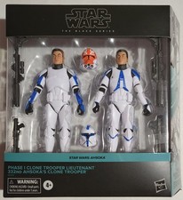 Star Wars Phase 1 Clone Lieutenant & 332nd Ahsoka Clone Black Series Hasbro 2023