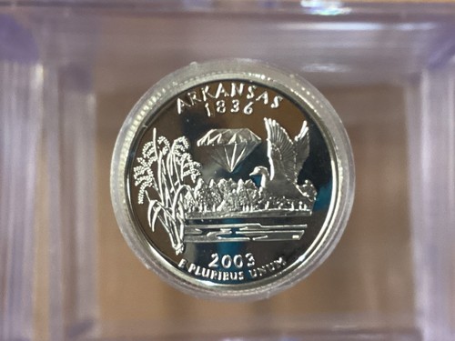2003 Statehood Quarters Silver Gem DCAM Proof Roll Set of 5 Rolls 200 Coins - Picture 6 of 19