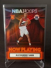 2024-25 Hoops Now Playing Holo Alexandre Sarr Rookie Card (RC) Short Print