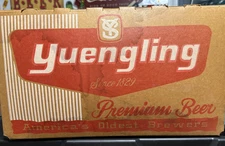 1994 YUENGLING BEER BOTTLE CARDBOARD CASE POTTSVILLE PA EMPTY Rare Vtg Box