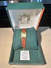 Paolo Gucci Women’s Gold Tone Rectangular Quartz Watch With Original Box &Cover