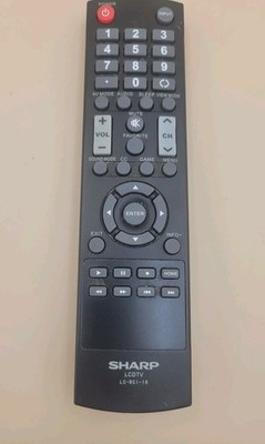 Original Sharp LC-RC1-16 Remote Control for Sharp LCD/ LED TVs