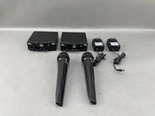 Lot of 2 AKG WMS 40 Mini Pro SR40/HT40 Wireless Mic System