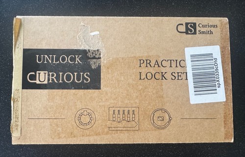 Curious Smith - 6-Piece Practice Lock Set - Visual Guide Included - New - Picture 4 of 4
