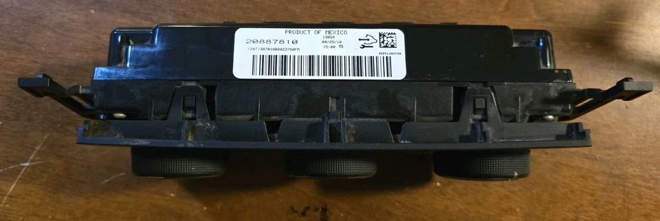 10-11 Chevy Silverado GMC Sierra 1500 aire acondicionado calefacción control de clima OEM 20887810 Foto 4 de 4