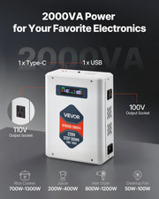 Step Down Voltage Converter, 2000VA, for 110V Appliances