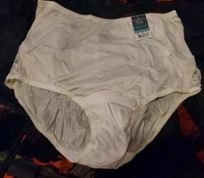 Vanity Fair Perfectly Yours Lace Nouveau Full-Cut Candleglow Brief Size 5 SMALL