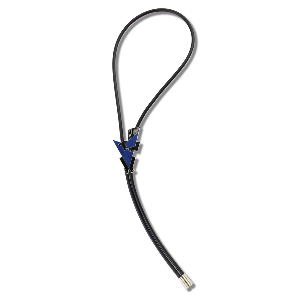 Corbata vintage ACME Studio "cuello de velo" Cloisonné Bolo de JERRY LEIBOWITZ - NUEVA Foto 2 de 4