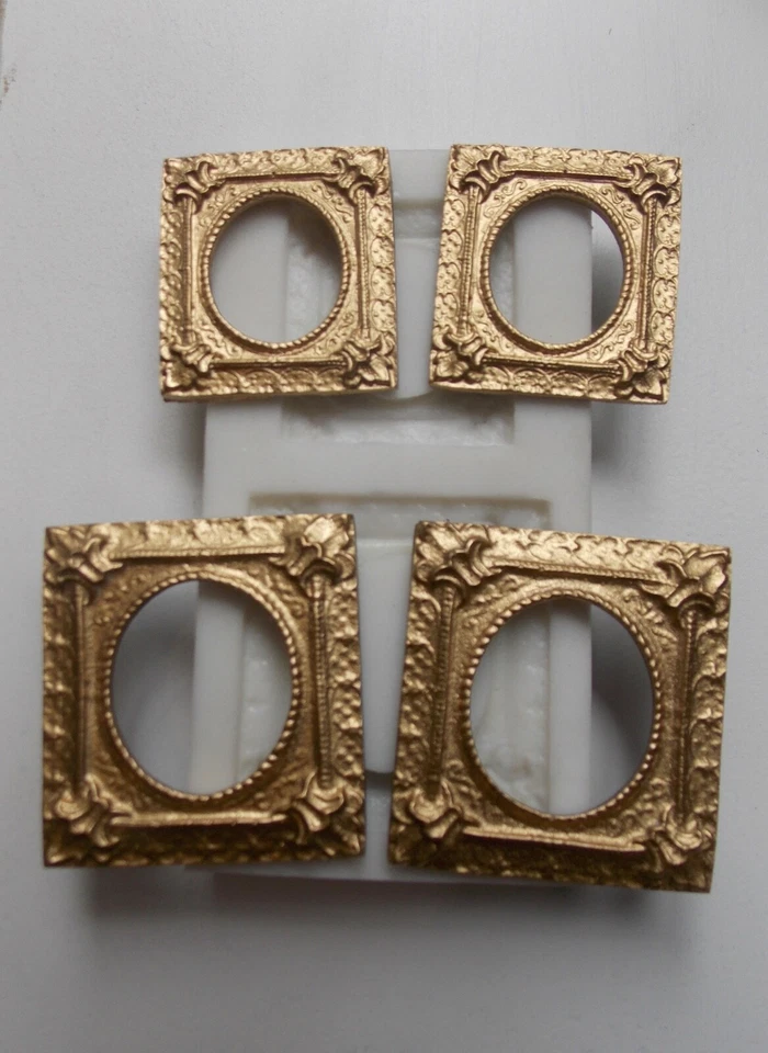 Dolls House Picture Frames Large & Small 1 / 12 Th Scale Silicone Rubber Mould