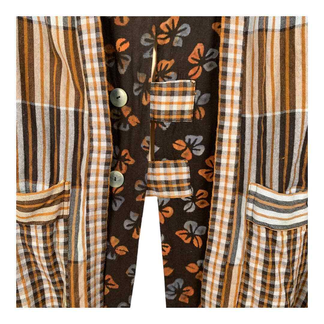 Patchwork Reversible Cotton Lagenlook Multicolor … - image 4