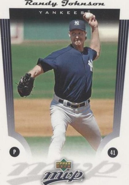 Randy Johnson MLB 2005 Upper Deck UD Reflections Fabric Patch 99 