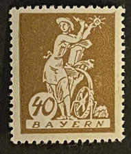 Travelstamps: 1920 Germany Bayern Stamps Mi 183 Mint MNH OG