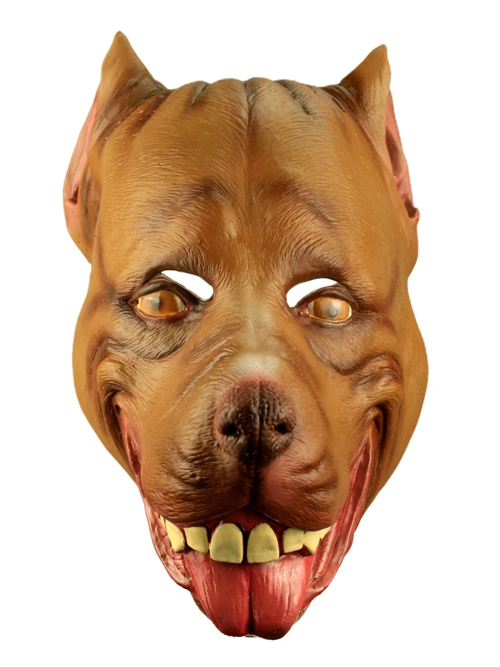Ghoulish Productions Pitbull Latex Face Mask Horror Halloween Cosplay - Image 2 of 4