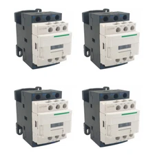 4PCS LC1D09F7 Contactor 110V coil 3P 9A AC replace Schneider contactor LC1D09F7