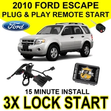 2010 Ford Escape Easy Install Remote Start Plug and Play Original Fob FO1A