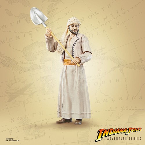 Indiana Jones Sallah John Rhys-Davies Adventure Series 15 cm action figure Hasbro - Foto 7 di 14