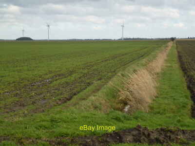 Photo 12x8 Shallow dike on Deeping Fen Between Chapel Farm Holding No 5 an c2014