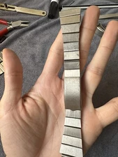 Stelux Stl Watch Strap 18 mm All Steel Fixed Straight Endlinks