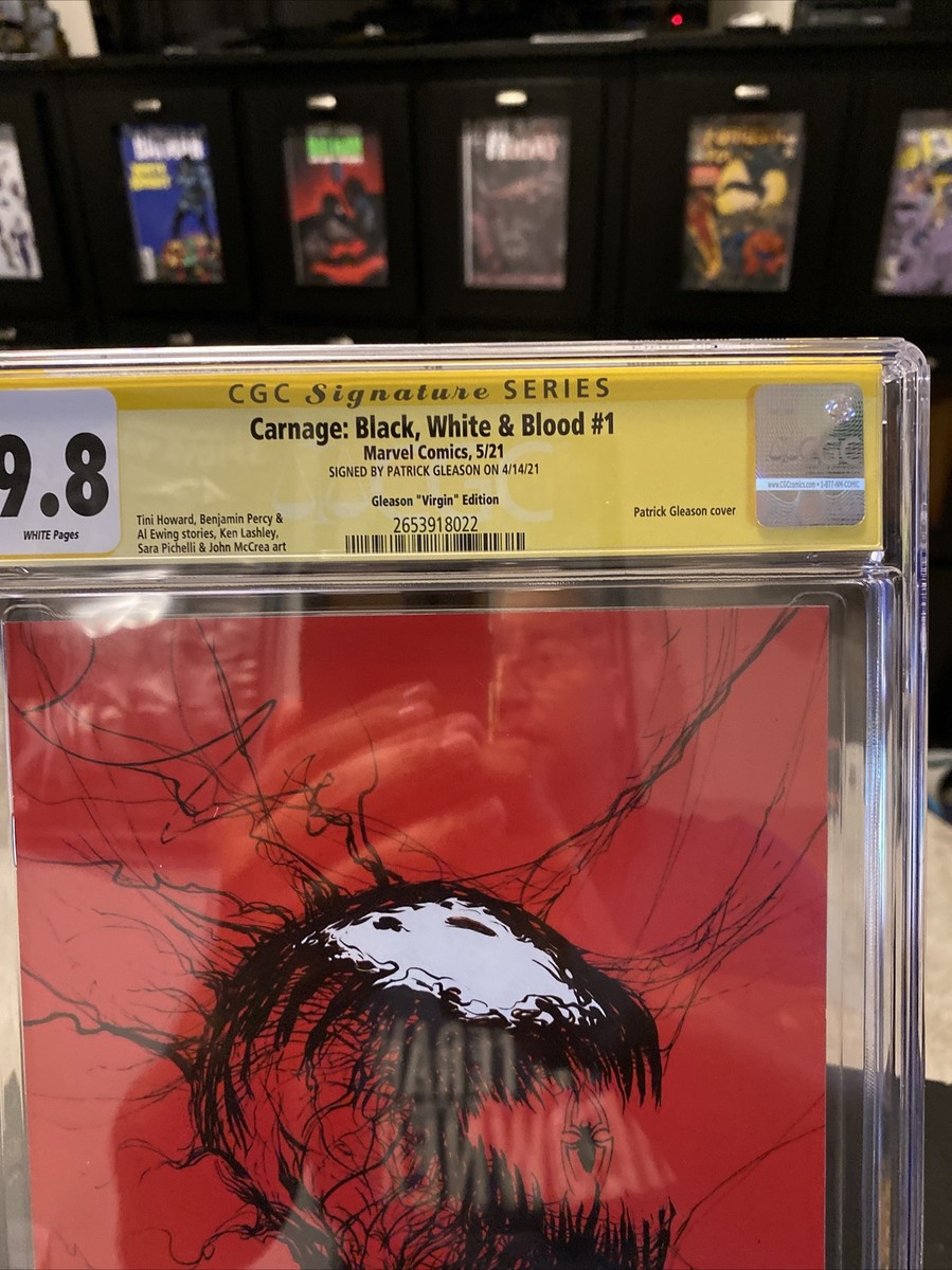 Carnage Black White and Blood #1 Gleason Virgin CGC SS 9.8