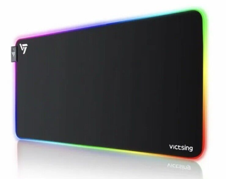 VictSing RGB Large Gaming Mouse Pad 80x40cm with Free Wireless Mouse PC247A-image