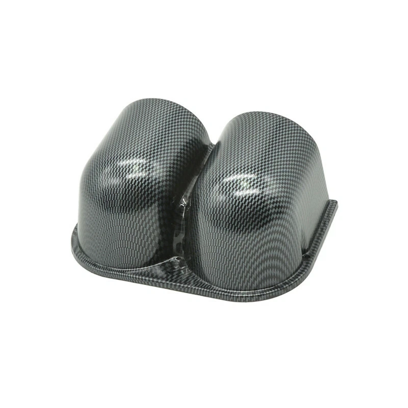 Medidor de tablero de fibra bon de 52 mm medidor de tablero montaje en pilar tablero de instrumentos taza de 2 agujeros Foto 4 de 4