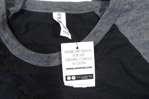 LA POP ART GRAY BLACK 3XL MID SLEEVE THE BEATLES ALL YOU NEED IS LOVE TSHIRT NEW - Picture 4 of 5