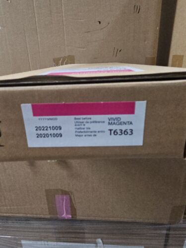 Originale EPSON T6363 inchiostro magenta vivid 700 ml Stylus Pro 7890/7900/9890/9900 12/20 - Foto 2 di 2