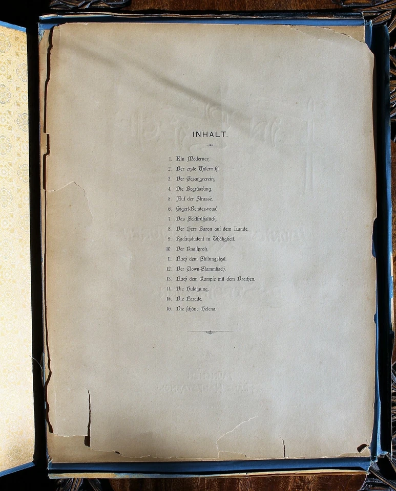 German "Fin De Siecle" Lithograph Portfolio by Carl Strathmann (Incomplete) 1893 - Image 4 of 4