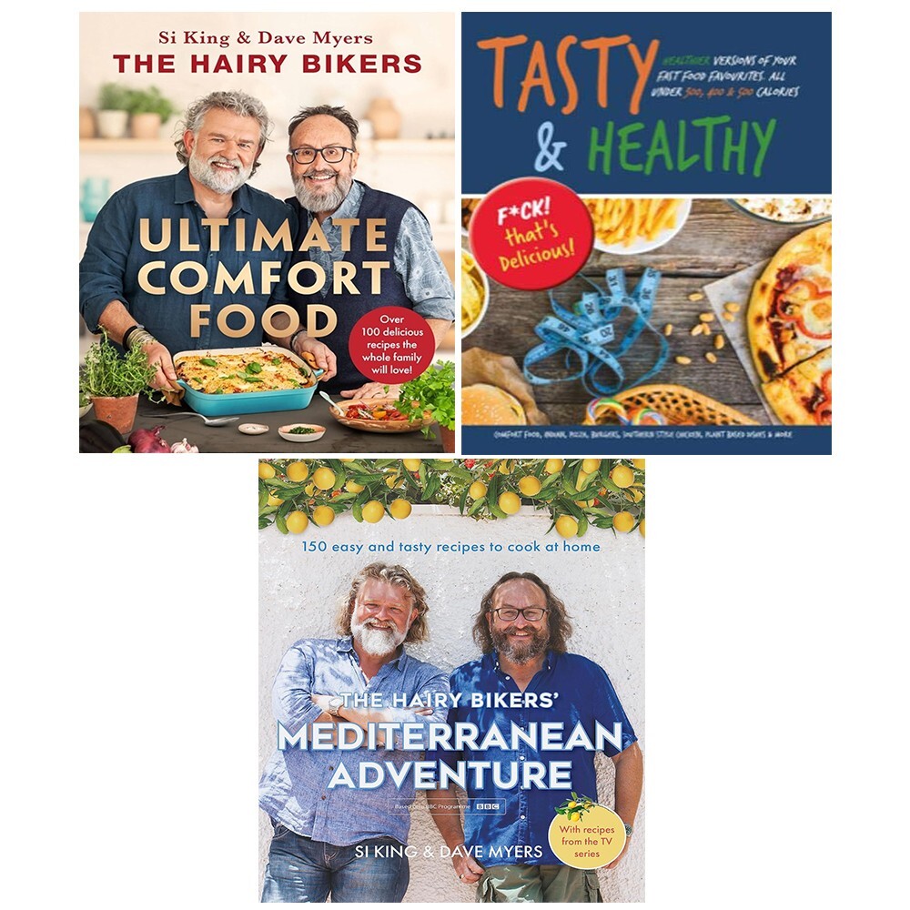 Ultimate Comfort Food,Mediterranean Adventure (HB),Tasty and Healthy 3 Books Set