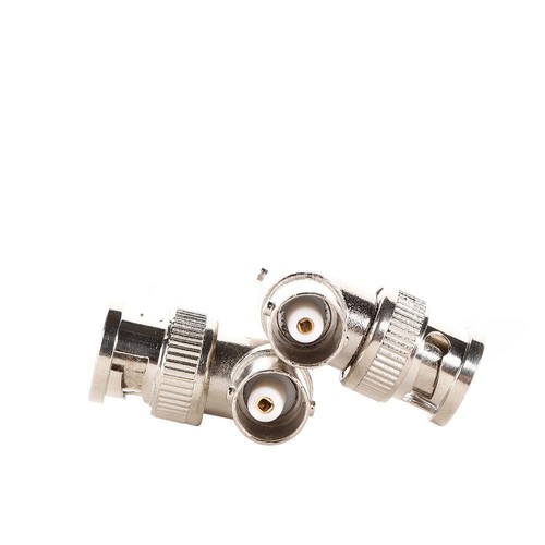 2 Video Monitoring 3 Way Plug T Splitter BNC Connector Adapter Conversion Head - Picture 6 of 9