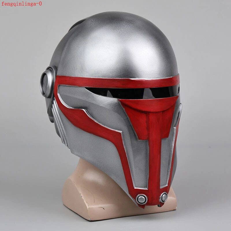 Star Wars Sith Lord Darth Revan Helmet Mask Halloween Cosplay Prop Show Headgear - Image 3 of 4