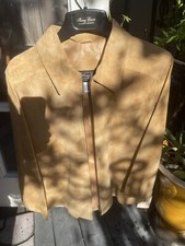 Jerry Lewis, Classic Luxuries, Tan Suede, Womens Jacket Size L New Wt