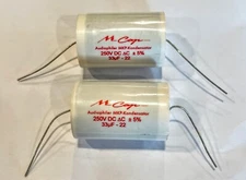 TWO 2X Mundorf MCap 250 VDC CLASSIC Cap Capacitor 33uf 33 uf