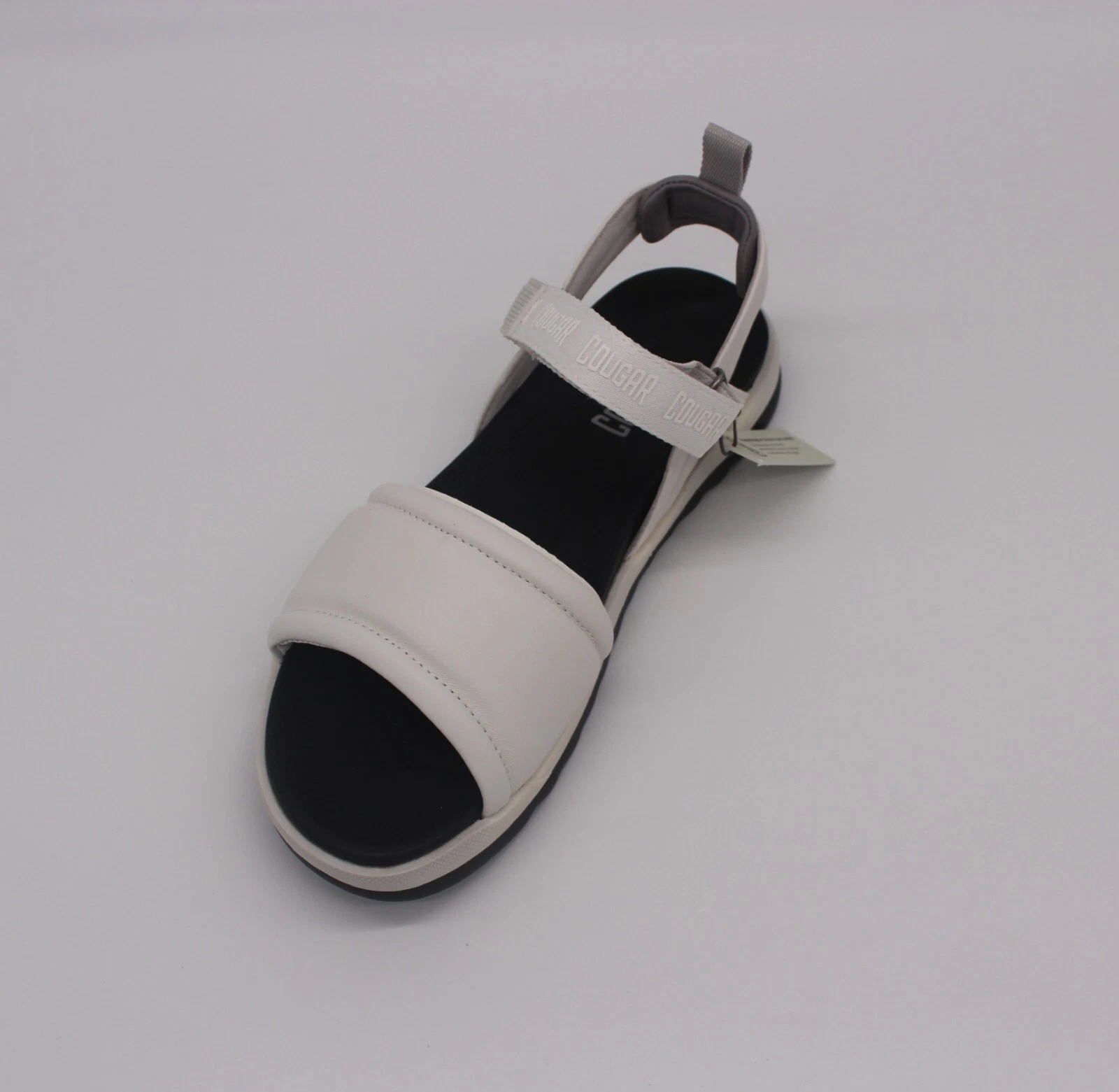 PUMA SANDALO IN PELLE BIANCO COUGAR LEONA