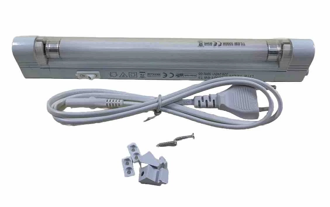Tira de luz de enlace de cocina Lamona 267 mm T5 fluorescente debajo del armario armario 6 W
