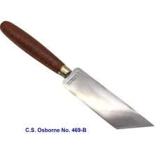 C.S. Osborne Skiving Knife (Left) #469-B Leather Work Tool Made In USA
